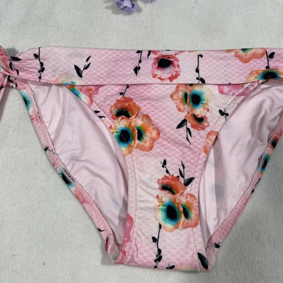 NEW Seafolly Cabana Rose Hipster Tie Side Bikini Bottom [SZ 4‎ US ] - Picture 6 of 11